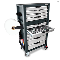 TOPTUL GV-27909 Drawer Tool Trolley (PRO-PLUS SERIES) GRAY (W/7- 279 pcs)