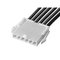 Molex 215320-1063 Discrete Wire MINIFIT JR SR R-R 6CKT 600MM Sn
