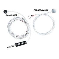 OMEGA ON-909-44030-40 Glue-On Thermistor Surface Sensors with Coin Style SS Housing (± 0.1 °C (± 0.18 °F), 3000 Ω, Stripped Leads)