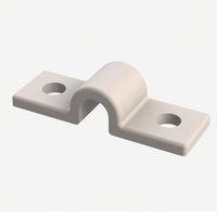 Essentra Components 22DSC500250 U-Clamp U Clip, Screw Mount, .250 Hold Dia, .195 Hole