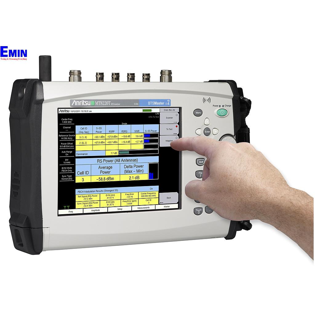 Handheld instrument used for RF and telecom field measurement