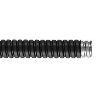 HellermannTyton FSU20B-25M Spiral Wraps HelaGuard Spiral Metallic Conduit, Extra Flexible, 0.50" (20mm) Dia, GS/PVC, Black, 82ft/Reel
