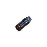 NEUTRIK NC3MXX-14-B-D Cable Connectors 3P MALE CBL CONN 8.5MM OD CABLE