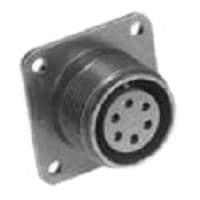 Amphenol Industrial 97-4102A-18-1S Connectors 10P Sz 18 Sckt Crimp Box Mount Receptacl