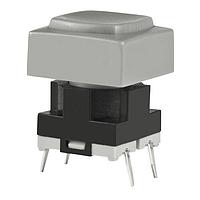 NKK Switches JB15HAP-4HH Tactile Switches OFF(ON) HI OPER EXTD ACT GRY BUTTON/FRAME