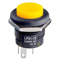 NKK Switches LP0115CCKW015DB Wireless SPDT ON-(ON) 3A AMB ILLUM BUSHING MOUNT