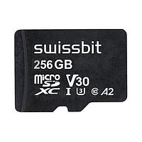 Swissbit SFSD256GN1AM1MT-E-7G-211-STD MicroSD Cards Industrial microSD Card, S-55u, 256 GB, 3D TLC Flash, -25C to +85C
