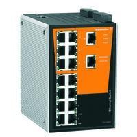 Weidmuller 1241100000 Managed Ethernet Switches IE-SW-PL16M-16TX