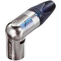 NEUTRIK NC4MRX-BAG Cable Connectors 4P MALE RT ANGLE BLK/SILVER