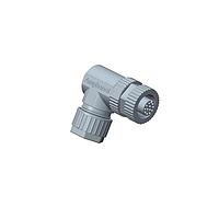 Amphenol LTW M12A-12BFFA-SR7001 Circular Metric Connectors M12 Circular Metric Connector, A Code, Metal, 1.5A, 12 pins, Female Connector, Female Contact, Right Angle, Screw Thread, Solder, Field Installable, F4.5 - F6.5mm, IP67 Mated