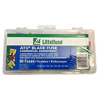 Littelfuse 00940409Z Pro-Tek 80 Piece ATO Blade Fuse Assortment ACS PRO INSTL 80PC ATO