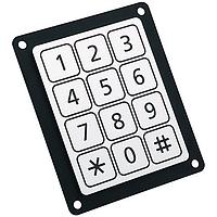 Schurter 1068.1012.1110001 Switch Hardware 12PSE block,Al,rear pins,ST layout