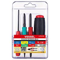 Vessel TD-912N Screwdriver Set (12 advantages)