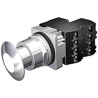 SIEMENS 52PP3EBUB Push-Pull 3POS,MOM,FV 120V,CHR-WHT,NCXLB-NC,LED