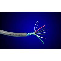 Alpha Wire 6032C SL005 Communication and Control 20 AWG, 2 Pair Communication Cable, Shielded, 100 ft - Slate