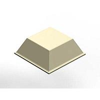 3M Electronic Specialty SJ-5023 (WHITE) Bumper LG TAPERED SQ WHT 36 PER PAD