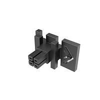 Amphenol FCI 10159684-04GLF Headers & Wire Housings MinitekPwr 3.0Dual Row RECP 4POSBlack