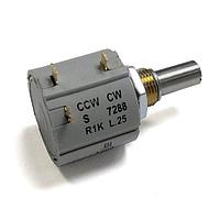 TT Electronics / BI Technologies 7284R500L.25 Rotary Metal 500 ohm 5% 10-Turn