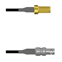 Amphenol Custom Cable Q-7100Q0003144i RF Cable Assemblies SMA-SJ/HDBNC-SJ G174 144I