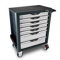 TOPTUL GE-26109 W/7-Drawer Tool Trolley (261 pcs; Gray)