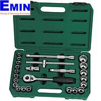 SATA 09060 DR. SOCKET SET (24PC. 1/2inch)