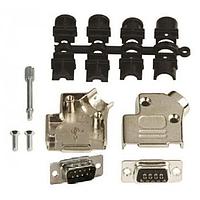 MH Connectors MHD45ZK9-DB9P-K D-Sub Backshells D-Sub plug and angled hood kit 9way