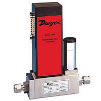 Dwyer DMF-41431 Digital Mass Flow Controller for 10 Gases – Auto Zero & Tune Functions (316 Stainless Steel, 30 l/min, ± 1 %, 1/4 in, Compression Fitting)