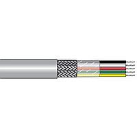 Alpha Wire M1143 SL002 Multi-Conductor Cables 18 AWG 3 Conductor communication cables, Braid, 500 ft  - Slate