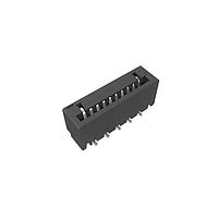Amphenol FCI HFW10S-2STE1HLF Headers 1.00mm Flex Connector, HFW Straight series, 10 Position, Top Entry Surface Mount, Tin plating, Non-ZIF, Halogen-free .