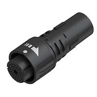 Amphenol Alden 340112 Connectors Plastic Shell Auto-Coupling Connectors 14 Pole Capacity miniature power connecto for overmolding.