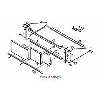 TEKTRONIX 2260B−RMK−EIA Bracket set