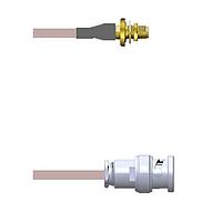 Amphenol Custom Cable Q-2U00I0001024i RF Cable Assemblies SMA-SJB/BNC-SP G178 24I