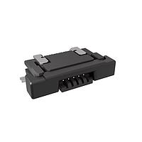 Amphenol FCI SFV5R-1STBE1HLF Board Mount 0.50mm Flex Connector, SFV-R Series, 5 Position, Bottom Side Contact, Side Entry Surface Mount ZIF Connector, Halogen and Lead Free, Gold Flash
