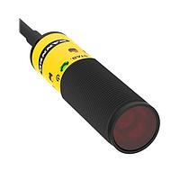Banner Engineering S18-2VPLPC-Q5 Photoelectric Sensors S18-2 Series: Polarized Retroreflective with pot; Range: variable to 6 m; Input: 10-30 V dc; Outputs: Complementary PNP; 150 mm (6 in) 4-pin M12 PVC Pigtail QD