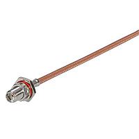 HUBER+SUHNER 24_SMA-50-2-45/133_NE Connectors SMA straight bulkhead cable jack(f)