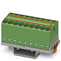 PHOENIX CONTACT 3273578 Push-In Distribution Block PTFIX 18X4-NS35 GN
