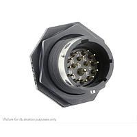 Eaton Souriau-Sunbank UTGX714E15PY Receptacles Jam nut receptacle, without backshell, with 15 male solder contacts, IP68/69K in unmated conditions, keying Y