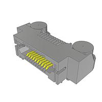 Samtec ERF8-010-01-L-D-RA-L-TR Sockets 0.80 mm Edge Rate Rugged High Speed Socket, Right-Angle
