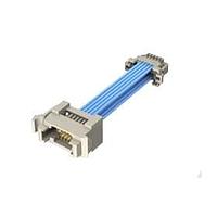 Samtec T1PDT-03-28-GF-05.0-A-T3 Rectangular Cable Assemblies 1.00 mm Micro Mate(TM) Double Row Panel Mount Discrete Wire Cable Assembly