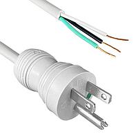 Qualtek Electronics 232011-06 AC Power Hospital Grade Cord 10' GRAY/GRAY PLUG