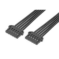 Molex 219656-2051 Discrete Wire Pico-Lock F-F OTS Cbl Assy SR 100mm Au 5Ckts Blk