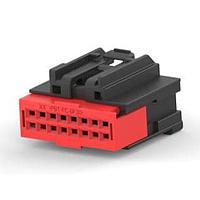 AMP Connectors - TE Connectivity 1456989-1 Connector Housing 2x8 Fem unsealed LP assy Key A