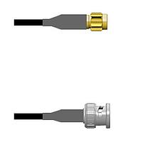 Amphenol Custom Cable Q-3D00L0008010i RF Cable Assemblies SMA-SP/BNC-SP RG58 10I