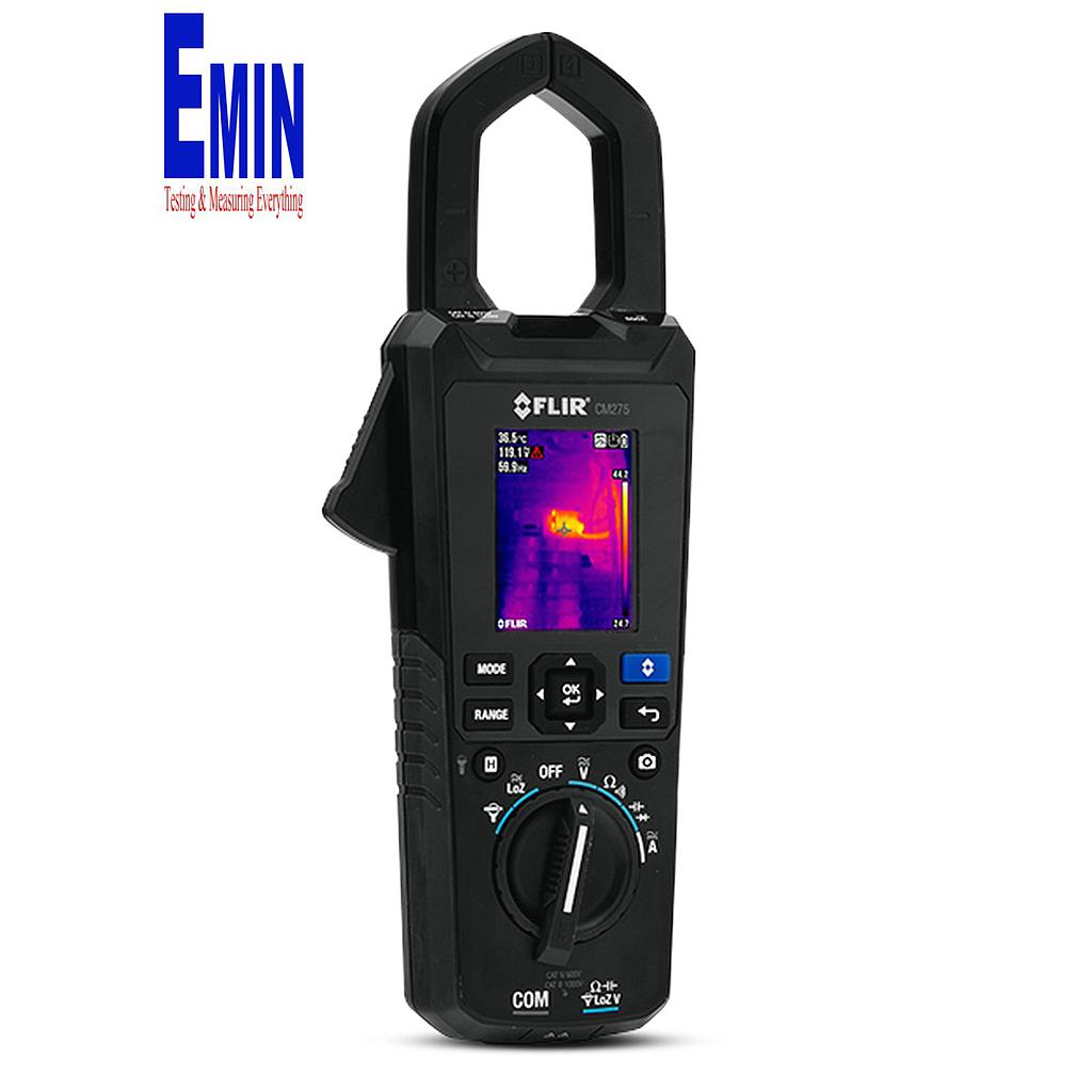 Technician using a handheld thermal imaging camera for industrial inspection