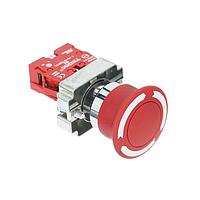 Altech 2AML4-1S2 Pushbutton Mush PT Red Small 40mm w/nc contact