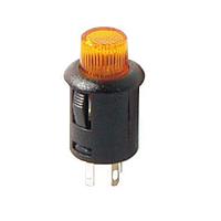 Shin Chin R13-548BL-05-BGG Pushbutton Switches 4P SPST OFF-ON GREEN LED