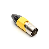 Amphenol Audio AX5M4M Cable Connectors 5P PIN M PLUG YELLOW MARK SLEEVE