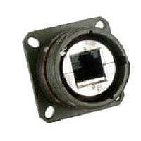 Amphenol Socapex RJFTV62APEM1N Circular Cat6 RJ45 SQ Flange REC Gland Nickel