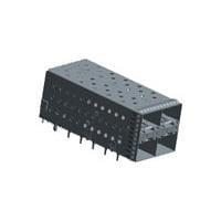AMP Connectors - TE Connectivity 2110820-5 Accessories SFP assy 2x2 4 LP Sn Spring Fingers
