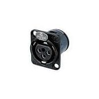 NEUTRIK NC3FD-V-BAG Receptacles 3P XLR Rcpt Blck Vert PCB